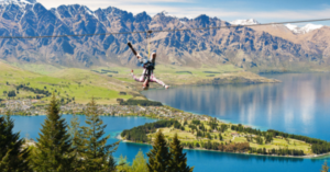 ziplining- top 10 adventure activities in new zealand